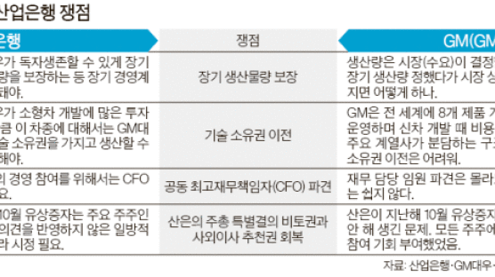 [뉴스분석] GM대우 마이 웨이 …‘카드’ 잃은 산업은행