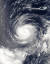 미국 NASA의 아쿠아 위성이 지난 달 31일 오후 찍은 5호 태풍 노루의 모습.[연합뉴스]