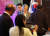 강경화 외교부 장관이 6일 오전(현지시간) 필리핀 마닐라의 &#39;필리핀 인터내셔널 컨벤션 센터(PICC)&#39;에서 열린 한-아세안 외교장관 회의에서 참석자들과 인사하고 있다. [연합뉴스]