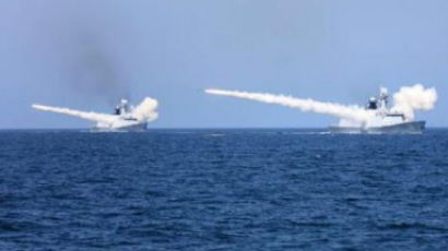 중국 해군, 서해서 또다시 대규모 '실전 군사훈련'