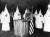 1920년 미국 일리노이 시카노에서 야간 집회를 벌이고 있는 KKK. [위키피디아]