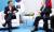 문재인 대통령과 블라디미르 푸틴 러시아 대통령이 7월 7일 오후(현지시간) 독일 함부르크 G20 정상회의장 메세홀 양자회담장에서 한-러시아 정상회담을 가졌다. [중앙포토]