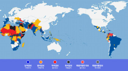 외교부 선정한 하반기 여행 유의 국가는? 