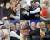 나렌드라 모디 인도 총리의 적극적인 '포옹 외교'를 보여주는 장면들. [연합뉴스]