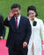 2014년 7월 국빈 방한 당시 시진핑 중국 국가주석 부부. [청와대사진기자단]