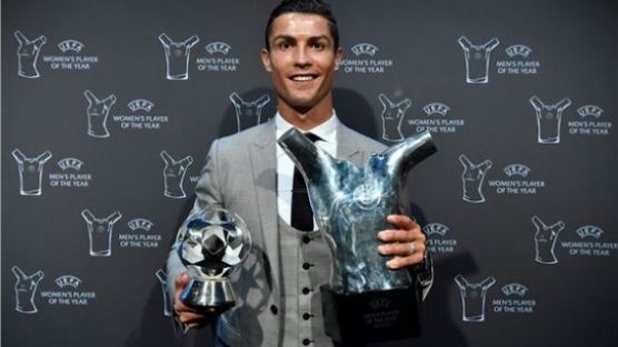 레알 마드리드 호날두, 2년 연속 UEFA 올해의 선수 
