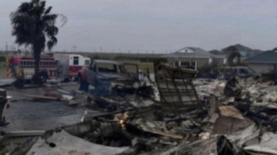 허리케인 '하비', 美텍사스에 물폭탄…"3명 사망"