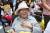 일본군 위안부 피해자인 하상숙 할머니가 28일 오전 노환으로 별세했다. 하 할머니가 생전에 정기 수요집회에 참석한 모습. [사진 정대협]
