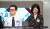28일 정치부회의에 출연한 국회반장 양원보(왼쪽) 기자와 야당반장 '대행' 신혜원 기자. [사진 JTBC 캡처]