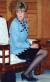 1992년 11월 3일 오전 청와대에서 찰스 왕세자가 노태우대통령과 환담을 나누는 동안 다이애나 왕세자빈이 다소곳이 앉아 주위를 살펴보고 있다.[중앙포토]