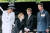 1995년 8월 19일 런던에서 열린 대일 승전 기념일(Victory over Japan Day) 관련 행사장에 참석한 다이애나와 윌리엄(오른쪽 둘째)ㆍ해리 왕자.[AFP=연합뉴스]