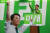 안철수 국민의당 대선후보가 17일 오후 광주 동구 금남로일대에서 가진 '시민이 이깁니다' 광주 국민 승리 유세에서 지지를 호소하고 있다.