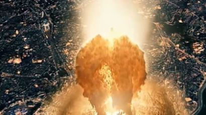서울 상공 핵폭탄 폭발 시뮬레이션 영상 화제