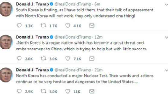 [오역영어] 국내 언론의 트럼프 트윗 해석 논란…they는 남한? 북한?