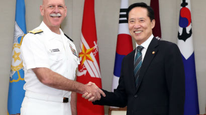 미 태평양함대사령관 “외교적 접근에 군사옵션 포함돼 있다”