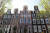크루즈에서 본 암스테르담의 아기자기한 건물들.