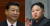 시진핑 중국 국가주석(왼쪽)이 북한 정권수립일인 9일 북한에 축전을 보내지 않은 것으로 관측되면서 '북한의 6차 핵실험에 대한 불만 표시'라는 해석이 나오고 있다. [AP=연합뉴스]