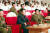 박영식 북한 인민무력상이 지난해 3월 김정은 옆자리에 앉아 공연을 관람하고 있다. [중앙포토]