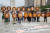 지난달 31일 가습기살균제 피해자와 가족들이 서울 광화문광장에서 가습기살균제 참사 6주기를 맞아 진상규명과 피해구제 특별법 개정을 촉구하는 기자회견을 하고 있다.[연합뉴스]
