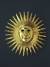 강건왕 아우구스투스의 생김새를 본떠 만든 태양 가면, 1709년. [사진 드레스덴 무기박물관]
