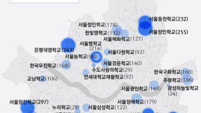 [데이터데이트] 특수학생 2837명 서울 8개 구, 특수학교는 0