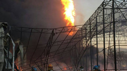 경기 광주 포장재 공장서 불…"폭발음과 함께 불길 치솟아"