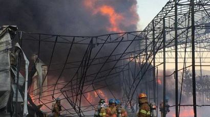 경기 광주 포장재 공장서 폭발 화재 1시간 40분 만에 진화…21명 부상 