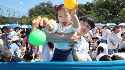 [사진] 아이 6000명과 함께하는 가을 운동회