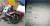 무면허 여고생이 몰던 차량과 충돌해 숨진 배달기사 최씨의 오토바이(왼쪽). [사진 온라인 커뮤니티]