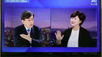 故 김광석 부인 출연 JTBC '뉴스룸' 순간 최고 시청률 17.27%