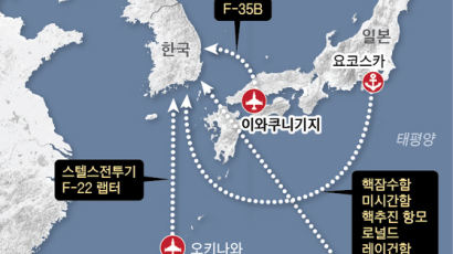 미군 한반도 순환배치 전략자산, F-22·F-35B·핵추진잠수함 가능성