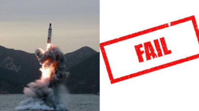 아사히 “북한 SLBM 미사일 실험 실패로 기술자 다쳐”