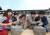 남산골 중양절 행사. 세시명절의 하나인 중양절(음력 9월 9일)에 서울 남산한옥마을을 찾은 어린이들이 멧돌갈기 체험을 하고 있다. [중앙포토]