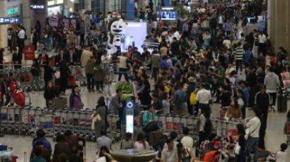 추석연휴 인천공항 하루 18만7000명 이용해 신기록…올해 설보다 7.9% 상승 