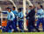 2002월드컵 당시 한국과 포르투갈의 D조 조별리그 3차전에서 후반 25분 박지성의 골이 터지자 거스 히딩크 감독(오른쪽에서 두 번째)이 환호하고 있다. 맨 왼쪽이 박항서 당시 코치. [중앙포토]