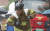 지난 11일 충남 천안시 중앙소방학교에서 열린 전국 소방기술경연대회에서 한 소방관이 소방호스를 메고 목표지점을 향해 달리고 있다. [연합뉴스]