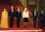 1992년 1월 6일 청와대에서 노태우 전 대통령 부부가 방한 중인 부시 미 대통령 내외와 기념촬영을 하고 있다. [중앙포토]