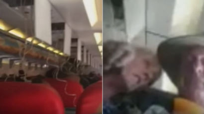 "승무원도 비명" 에어아시아 6㎞ 급강하...승객들 극한 공포 