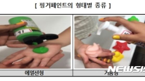 어린이 핑거페인트 일부 제품, 가습기 살균제 물질…알레르기 유발