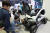 지난 9월 열린 &#39;코리아 스마트그리드 엑스포2017&#39;에서 선보인 르노삼성의 초소형 1~2인승 전기차 트위지. 코엑스 = 최승식 기자