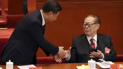 91세 장쩌민 3시간반 시진핑 연설 경청…갈등설 일축