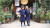 &#39;나의 외사친&#39;을 통해 부탄을 찾은 이수근 부자. 첫째 태준이와 도지왕축이 활짝 웃고 있다. [사진 JTBC]