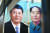 시진핑 중국국가 주석(왼쪽)의 이름이 들어간 &#39;시진핑 신시대 사상&#39;이 공산당 최고 규범인 당장에 명기됐다. 이는 시 주석의 위상이 마오쩌둥(오른쪽)의 반열에 오른 것을 의미한다. [AFP=연합뉴스]