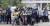 지난 6월 청와대 앞길에서 제지당하는 민주노총 조합원들 자료사진. 최정동 기자