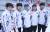 컬링 남자대표팀 선수들. 왼쪽부터 김창민,성세현,김민찬,오은수,이기복 선수. 의성=최승식 기자
