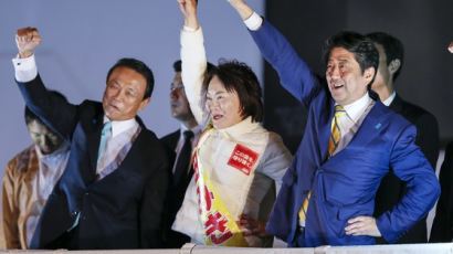 北 위기론 조장하던 日 아소 부총리 “북한 덕에 선거 이겼다”