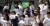 서울 광화문 세종문화회관 앞 계단에서 &#39;모두를 위한 낙태죄 폐지 공동행동&#39; 관계자들이 낙태죄 폐지를 촉구하며 손팻말을 들고 있다. [연합뉴스]