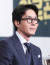 지난 8월 tvN 드라마 &#39;아르곤&#39; 제작발표회에 참석했을 당시의 배우 故김주혁. [중앙포토]