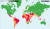 세계 낙태 법 지도 홈페이지. 한국은 주홍색이다. 동아시아권에선 두드러지게 낙태가 까다로운 나라다.