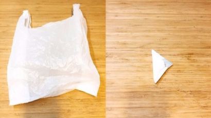 [한 끗 리빙]부엌에 평화 불러오는 놀라운 비닐봉지 정리법